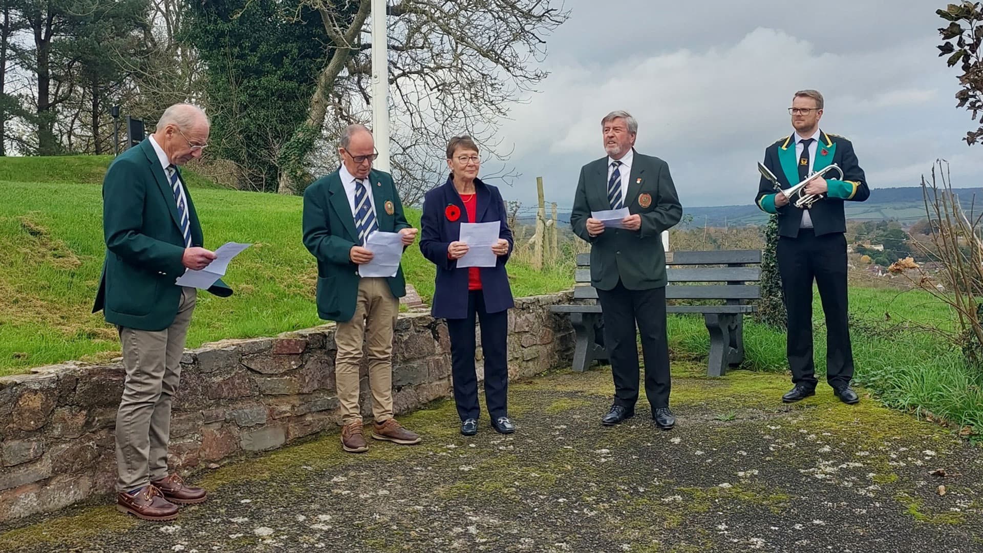 Golf club holds first-ever Remembrance Sunday service